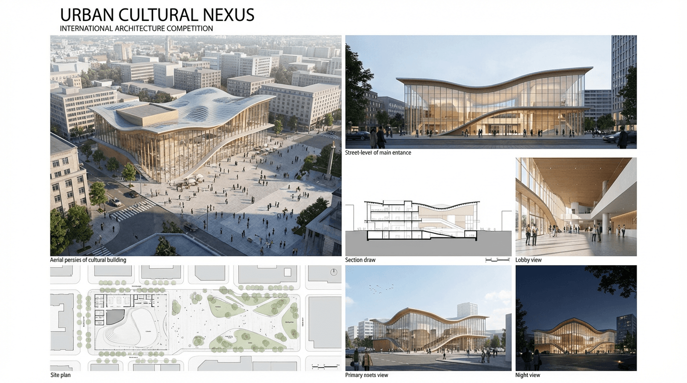 3D Insertion for architecture competitions
