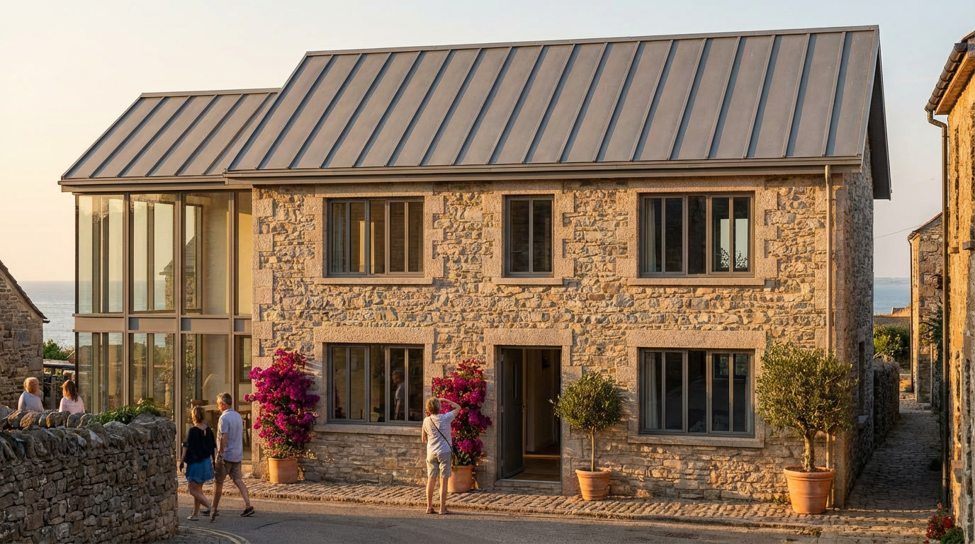 Architectural insertion - facade renovation